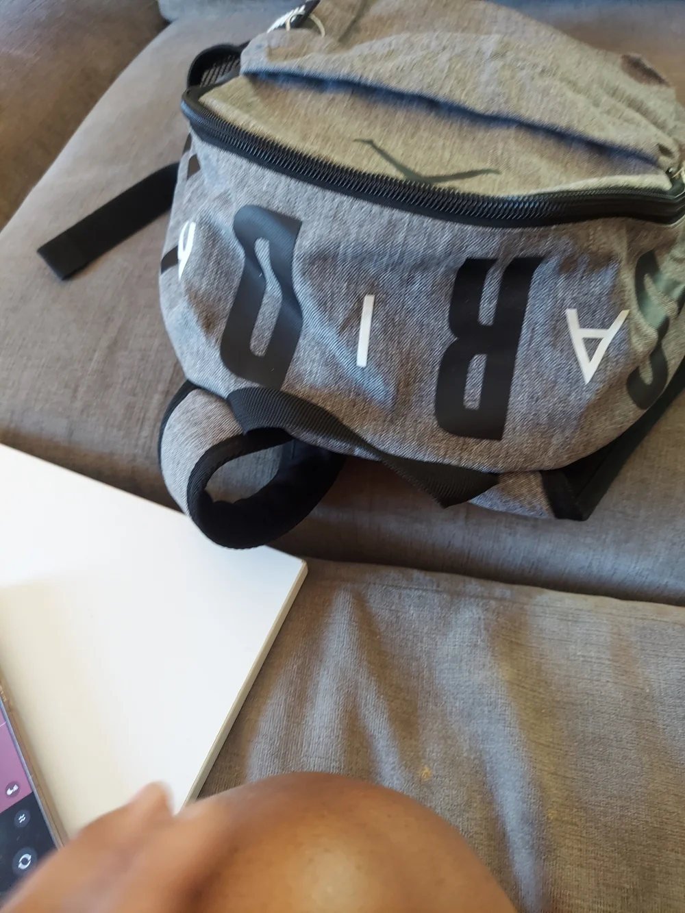 Jordan Grey Casual Backpack - Grey